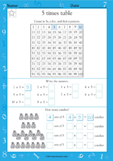 5 Times Table (Gr. 3)